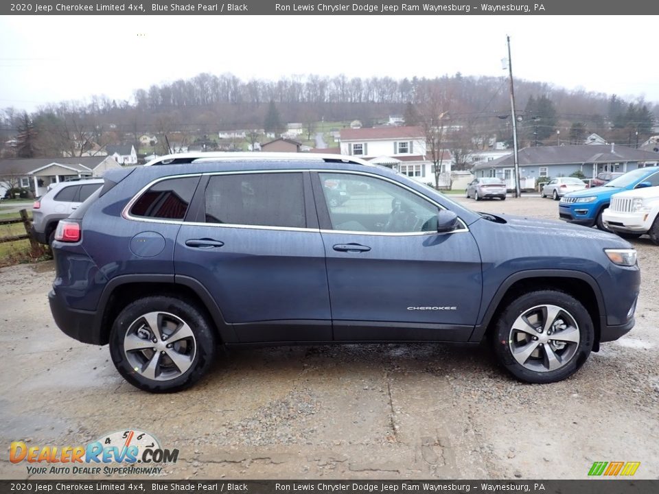 2020 Jeep Cherokee Limited 4x4 Blue Shade Pearl / Black Photo #6