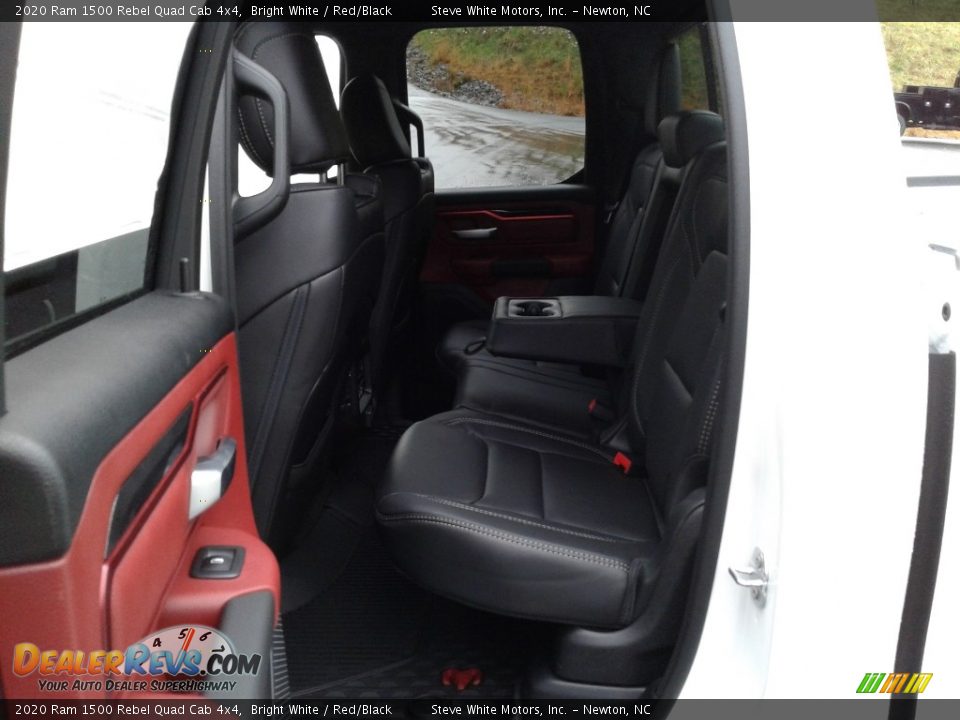 2020 Ram 1500 Rebel Quad Cab 4x4 Bright White / Red/Black Photo #17