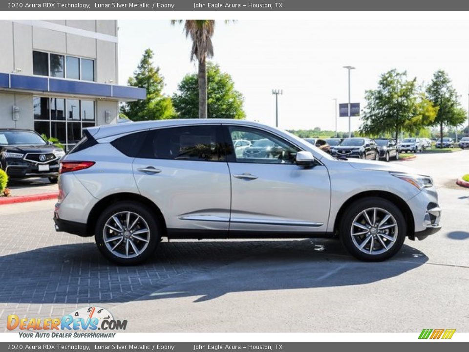 2020 Acura RDX Technology Lunar Silver Metallic / Ebony Photo #8