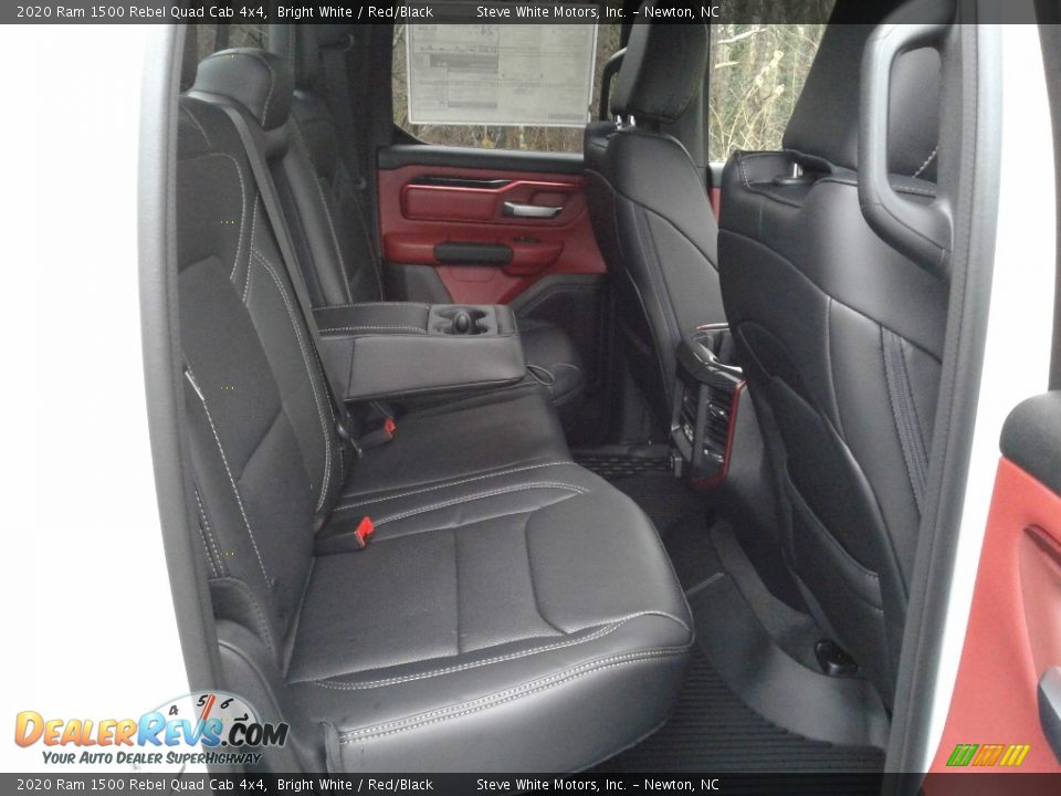 2020 Ram 1500 Rebel Quad Cab 4x4 Bright White / Red/Black Photo #22