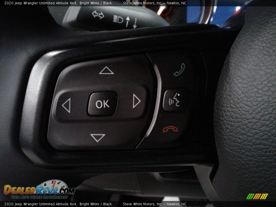 2020 Jeep Wrangler Unlimited Altitude 4x4 Bright White / Black Photo #14