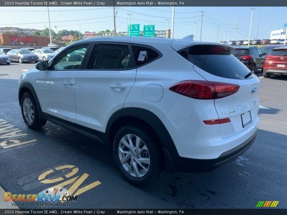 2020 Hyundai Tucson SE AWD Cream White Pearl / Gray Photo #6