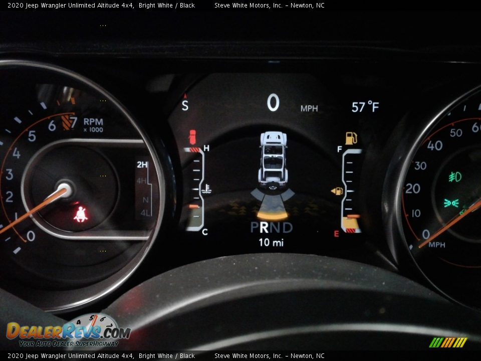 2020 Jeep Wrangler Unlimited Altitude 4x4 Bright White / Black Photo #21