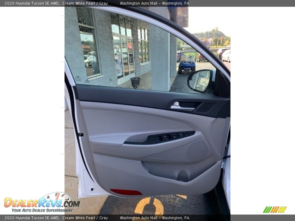 2020 Hyundai Tucson SE AWD Cream White Pearl / Gray Photo #11