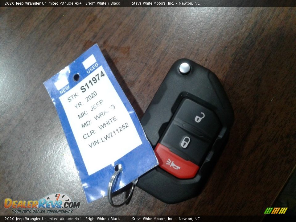 2020 Jeep Wrangler Unlimited Altitude 4x4 Bright White / Black Photo #33