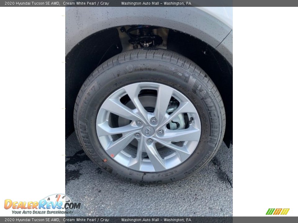 2020 Hyundai Tucson SE AWD Cream White Pearl / Gray Photo #30