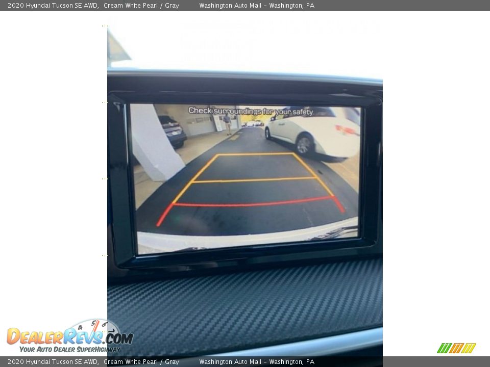 2020 Hyundai Tucson SE AWD Cream White Pearl / Gray Photo #33