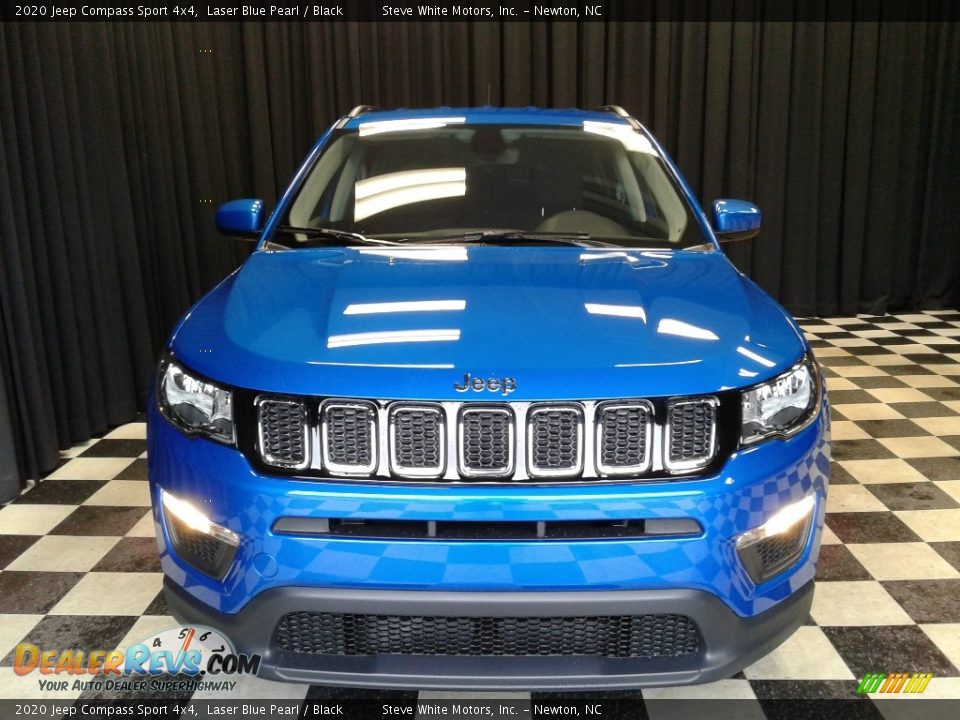 2020 Jeep Compass Sport 4x4 Laser Blue Pearl / Black Photo #3