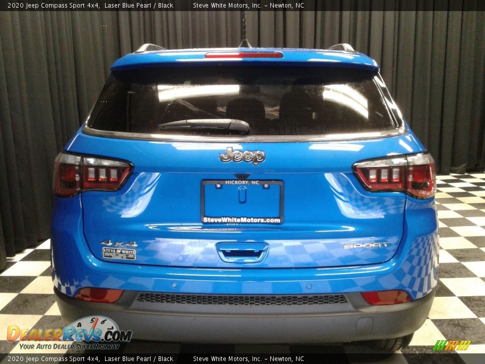 2020 Jeep Compass Sport 4x4 Laser Blue Pearl / Black Photo #5