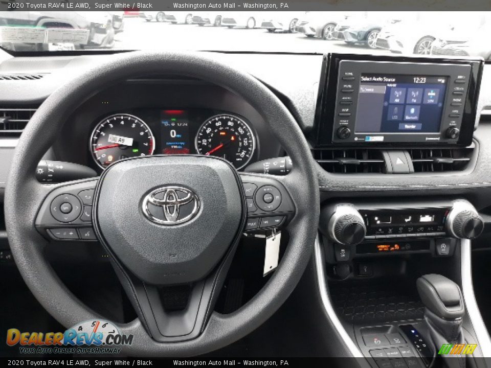 2020 Toyota RAV4 LE AWD Super White / Black Photo #3