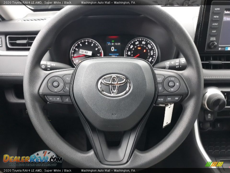 2020 Toyota RAV4 LE AWD Super White / Black Photo #7