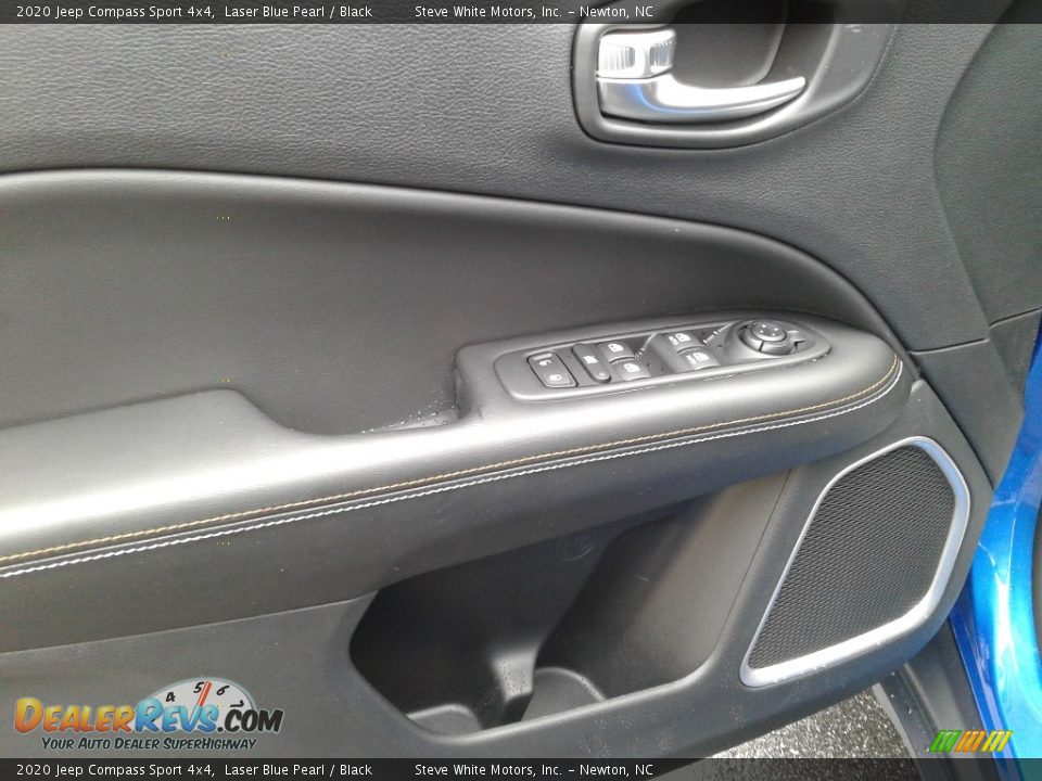 2020 Jeep Compass Sport 4x4 Laser Blue Pearl / Black Photo #9