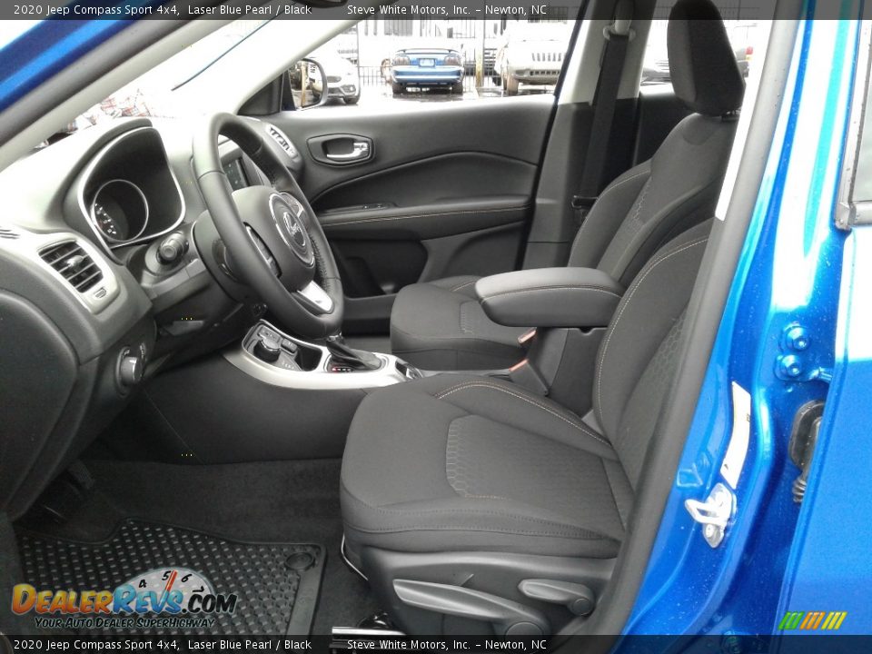 2020 Jeep Compass Sport 4x4 Laser Blue Pearl / Black Photo #10