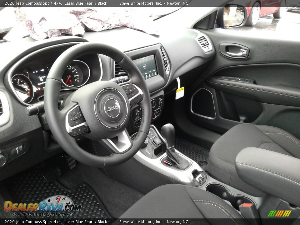 2020 Jeep Compass Sport 4x4 Laser Blue Pearl / Black Photo #11