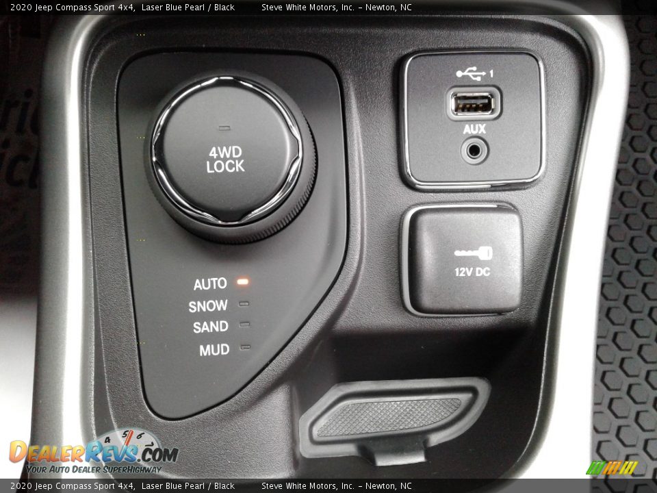 2020 Jeep Compass Sport 4x4 Laser Blue Pearl / Black Photo #12