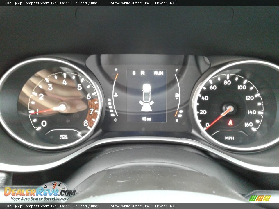 2020 Jeep Compass Sport 4x4 Laser Blue Pearl / Black Photo #15