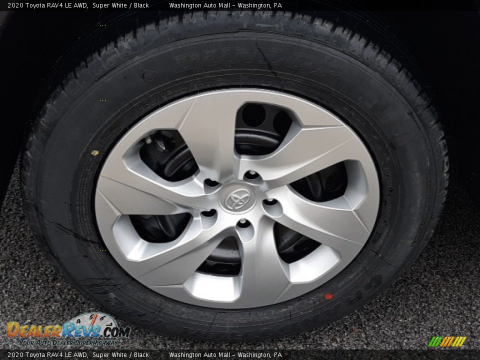 2020 Toyota RAV4 LE AWD Super White / Black Photo #18