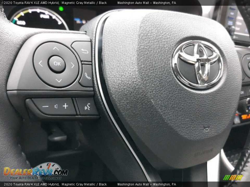 2020 Toyota RAV4 XLE AWD Hybrid Magnetic Gray Metallic / Black Photo #7