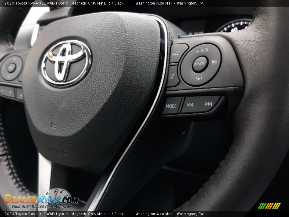 2020 Toyota RAV4 XLE AWD Hybrid Magnetic Gray Metallic / Black Photo #8