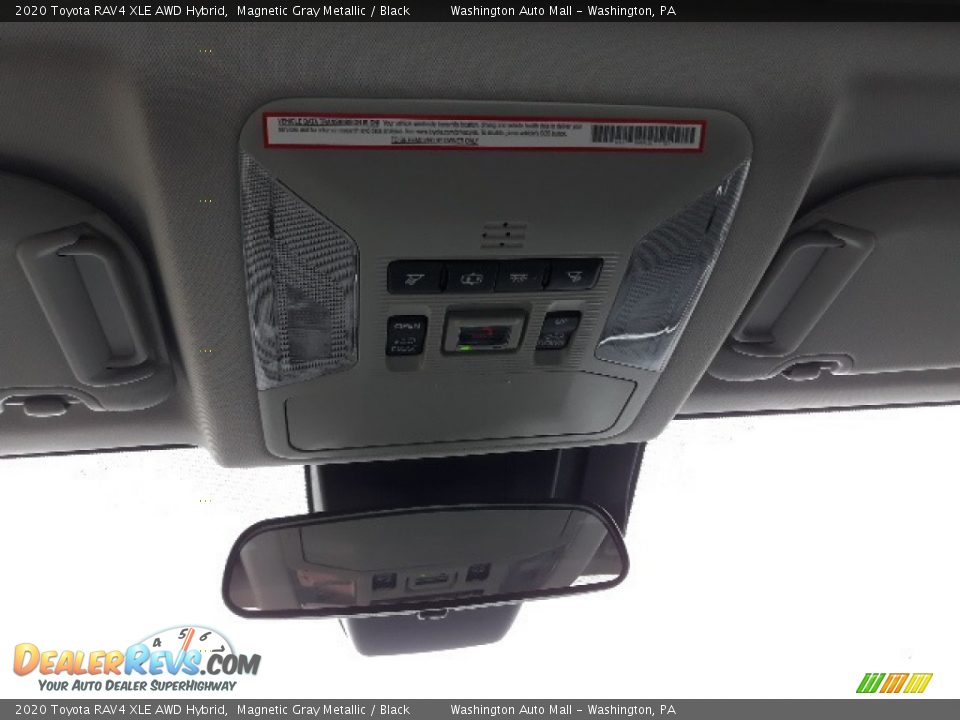 2020 Toyota RAV4 XLE AWD Hybrid Magnetic Gray Metallic / Black Photo #21