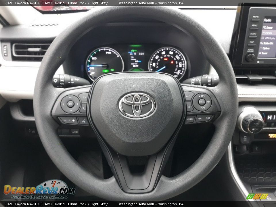 2020 Toyota RAV4 XLE AWD Hybrid Steering Wheel Photo #6