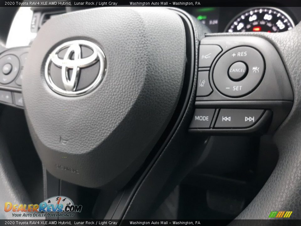 2020 Toyota RAV4 XLE AWD Hybrid Steering Wheel Photo #8