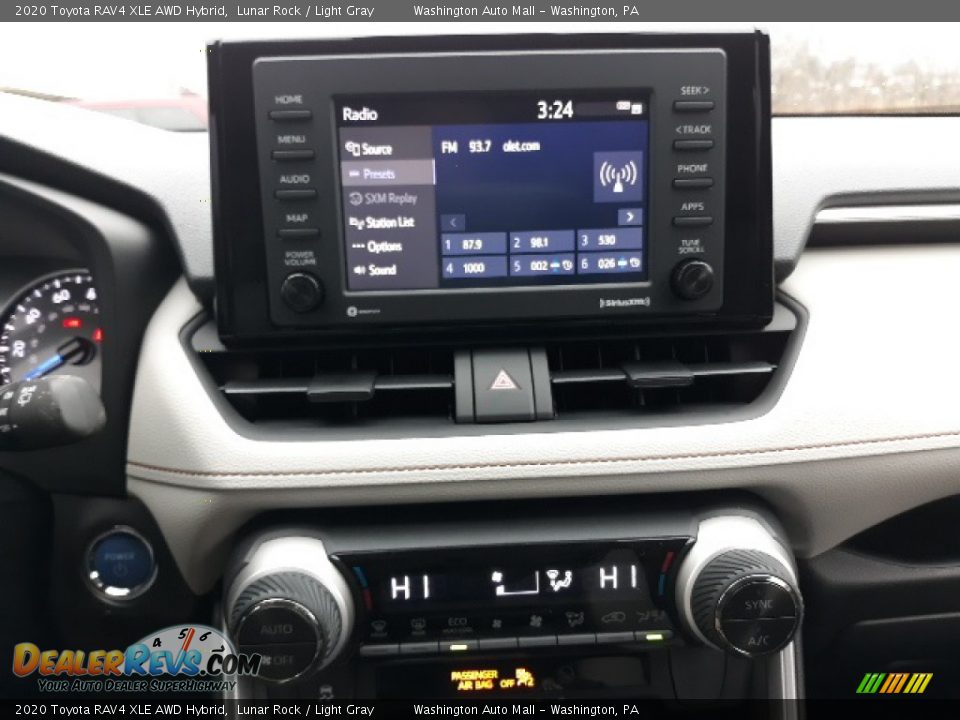 2020 Toyota RAV4 XLE AWD Hybrid Lunar Rock / Light Gray Photo #10