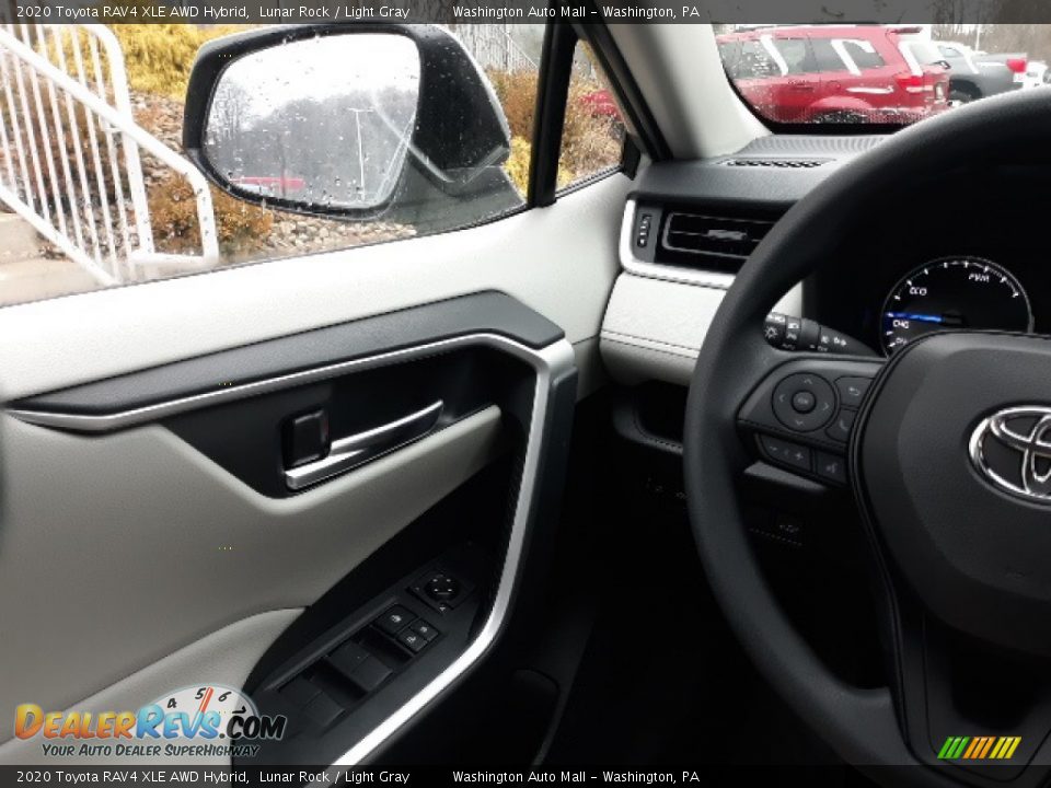 2020 Toyota RAV4 XLE AWD Hybrid Lunar Rock / Light Gray Photo #13