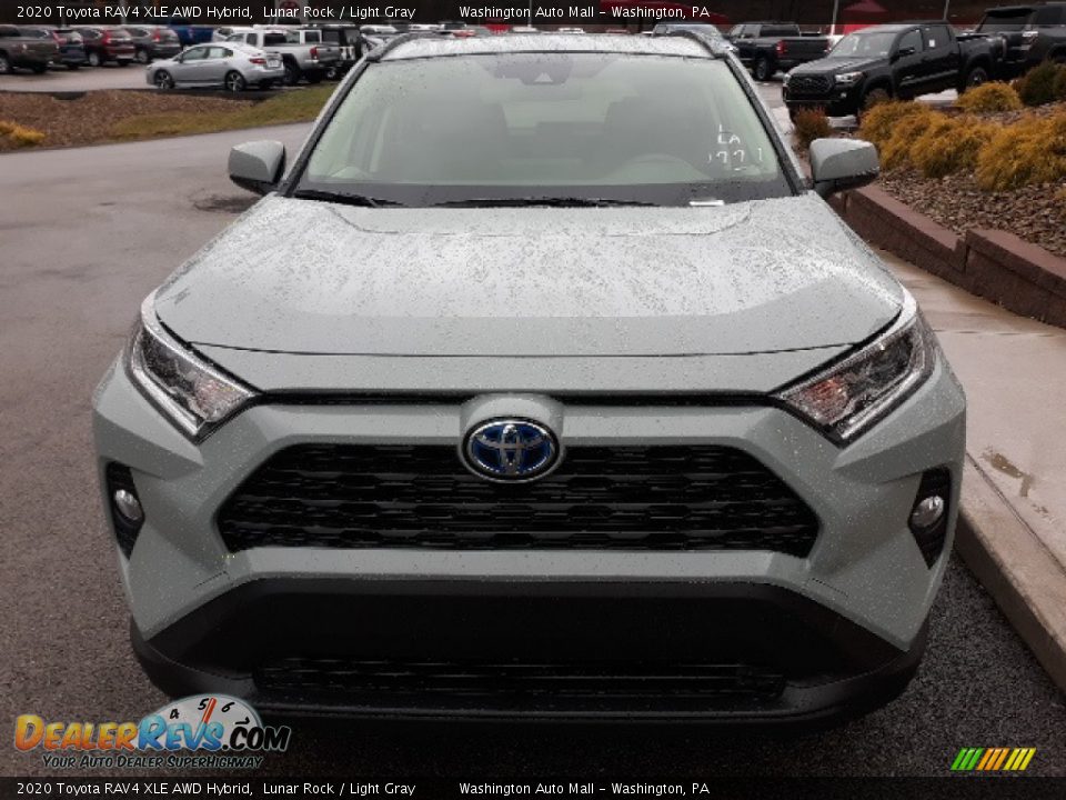 2020 Toyota RAV4 XLE AWD Hybrid Lunar Rock / Light Gray Photo #14