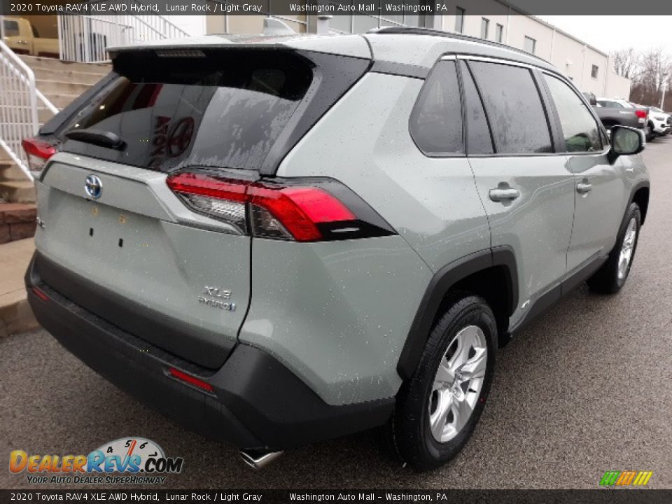 2020 Toyota RAV4 XLE AWD Hybrid Lunar Rock / Light Gray Photo #17