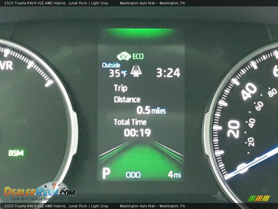 2020 Toyota RAV4 XLE AWD Hybrid Lunar Rock / Light Gray Photo #22