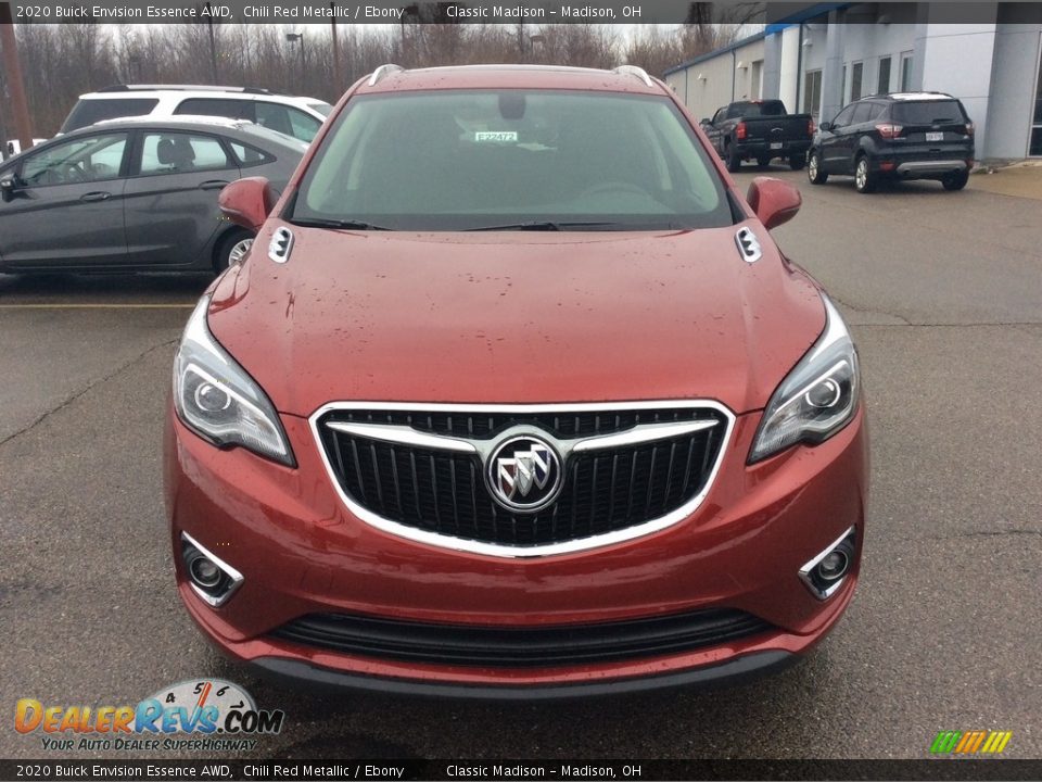2020 Buick Envision Essence AWD Chili Red Metallic / Ebony Photo #4
