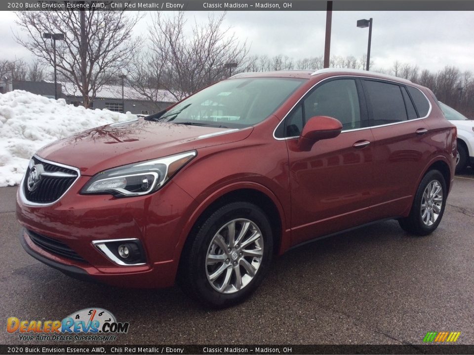 2020 Buick Envision Essence AWD Chili Red Metallic / Ebony Photo #5