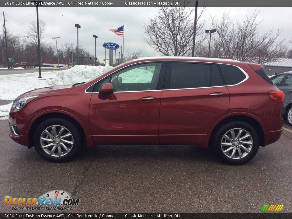 2020 Buick Envision Essence AWD Chili Red Metallic / Ebony Photo #6