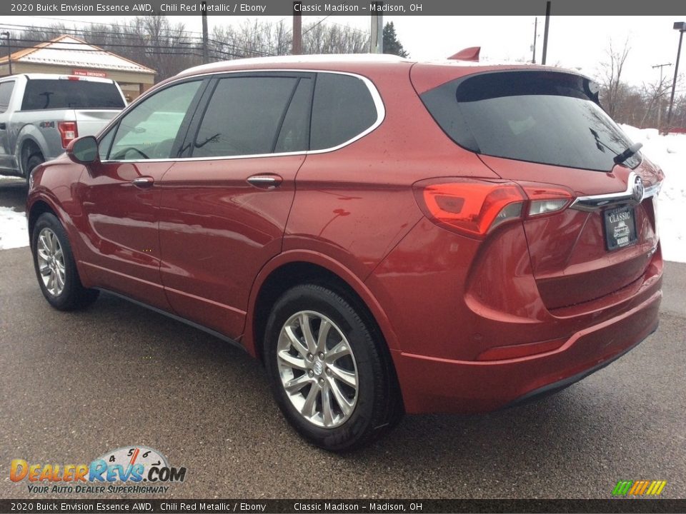 2020 Buick Envision Essence AWD Chili Red Metallic / Ebony Photo #7