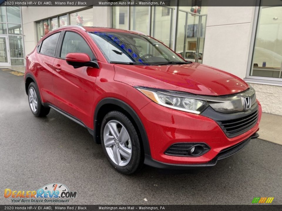 Front 3/4 View of 2020 Honda HR-V EX AWD Photo #2