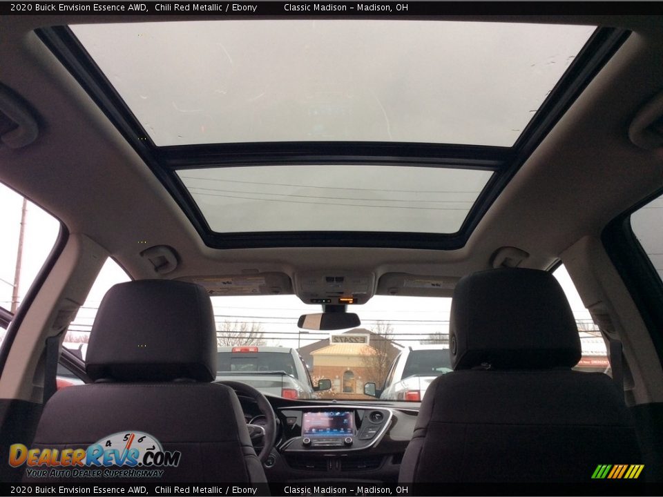 2020 Buick Envision Essence AWD Chili Red Metallic / Ebony Photo #22