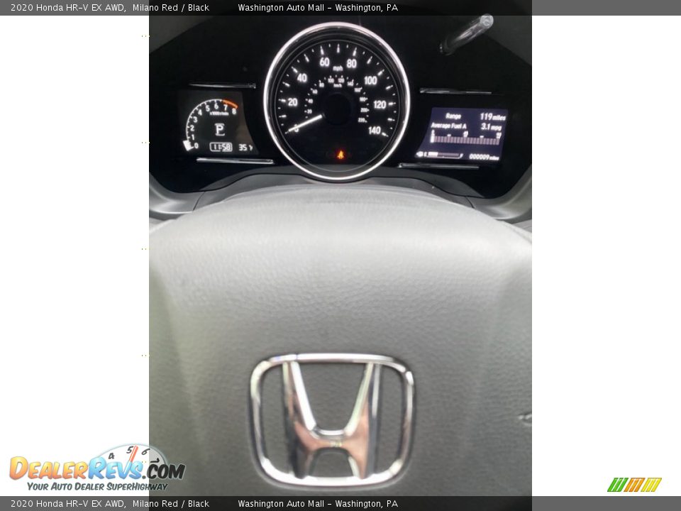 2020 Honda HR-V EX AWD Milano Red / Black Photo #28