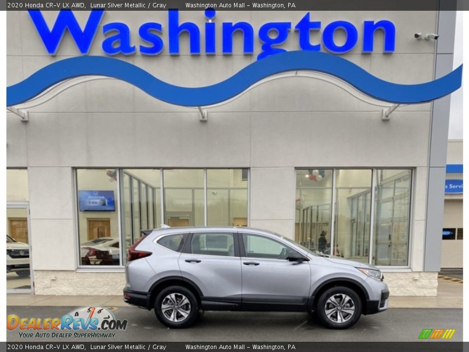2020 Honda CR-V LX AWD Lunar Silver Metallic / Gray Photo #1