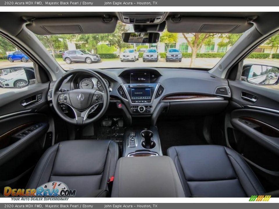 Ebony Interior - 2020 Acura MDX FWD Photo #9