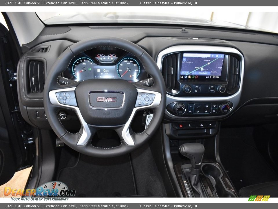 2020 GMC Canyon SLE Extended Cab 4WD Satin Steel Metallic / Jet Black Photo #3