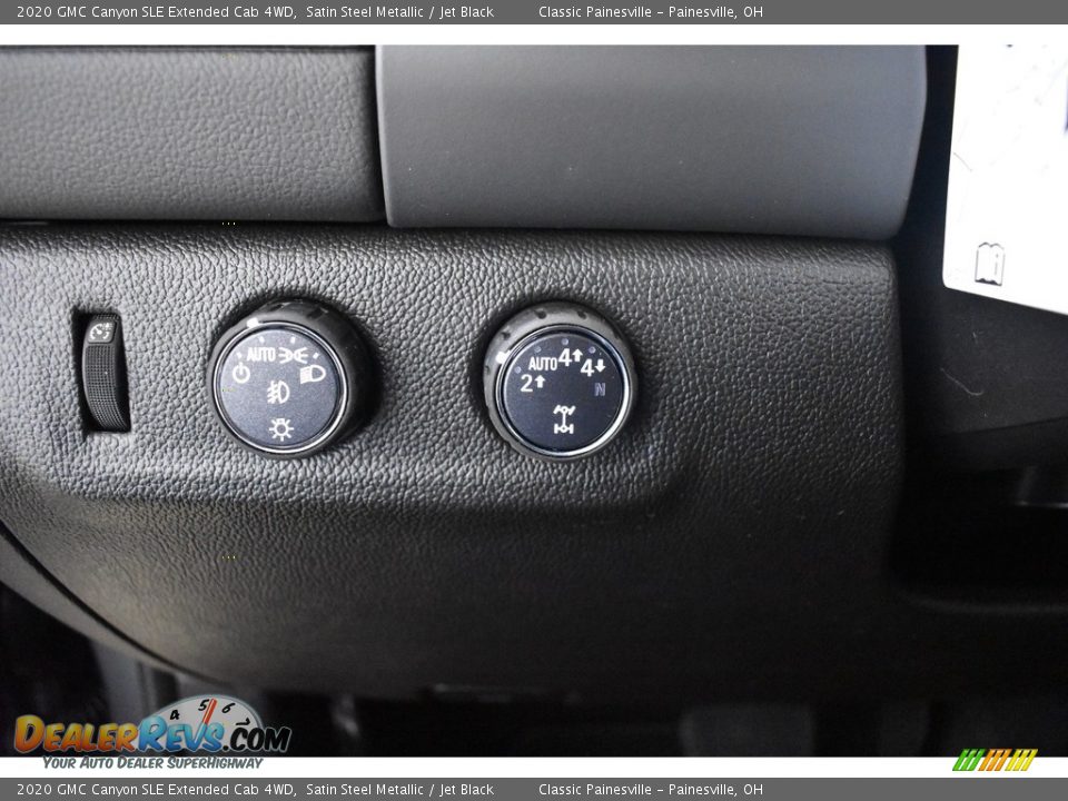 2020 GMC Canyon SLE Extended Cab 4WD Satin Steel Metallic / Jet Black Photo #6