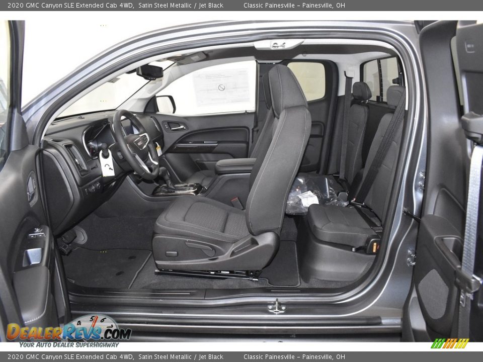 2020 GMC Canyon SLE Extended Cab 4WD Satin Steel Metallic / Jet Black Photo #7