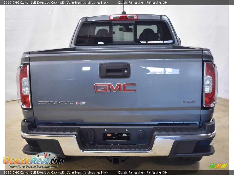 2020 GMC Canyon SLE Extended Cab 4WD Satin Steel Metallic / Jet Black Photo #9