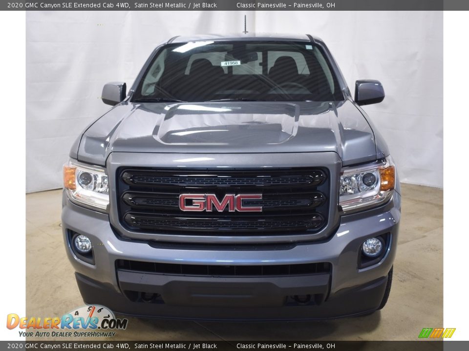 2020 GMC Canyon SLE Extended Cab 4WD Satin Steel Metallic / Jet Black Photo #10