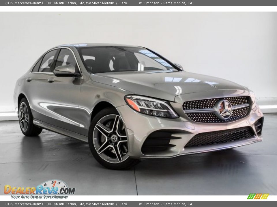 2019 Mercedes-Benz C 300 4Matic Sedan Mojave Silver Metallic / Black Photo #12