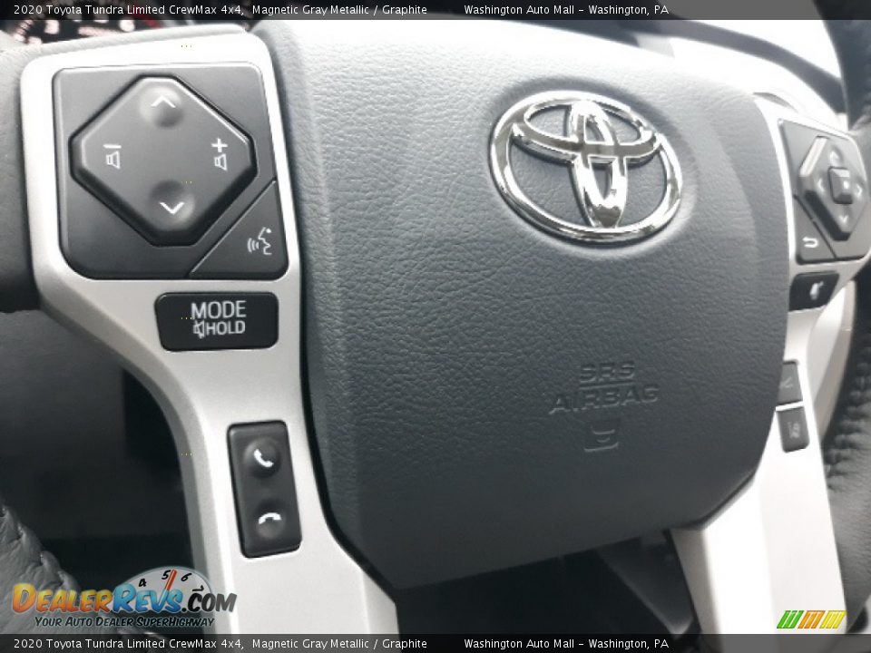 2020 Toyota Tundra Limited CrewMax 4x4 Magnetic Gray Metallic / Graphite Photo #10