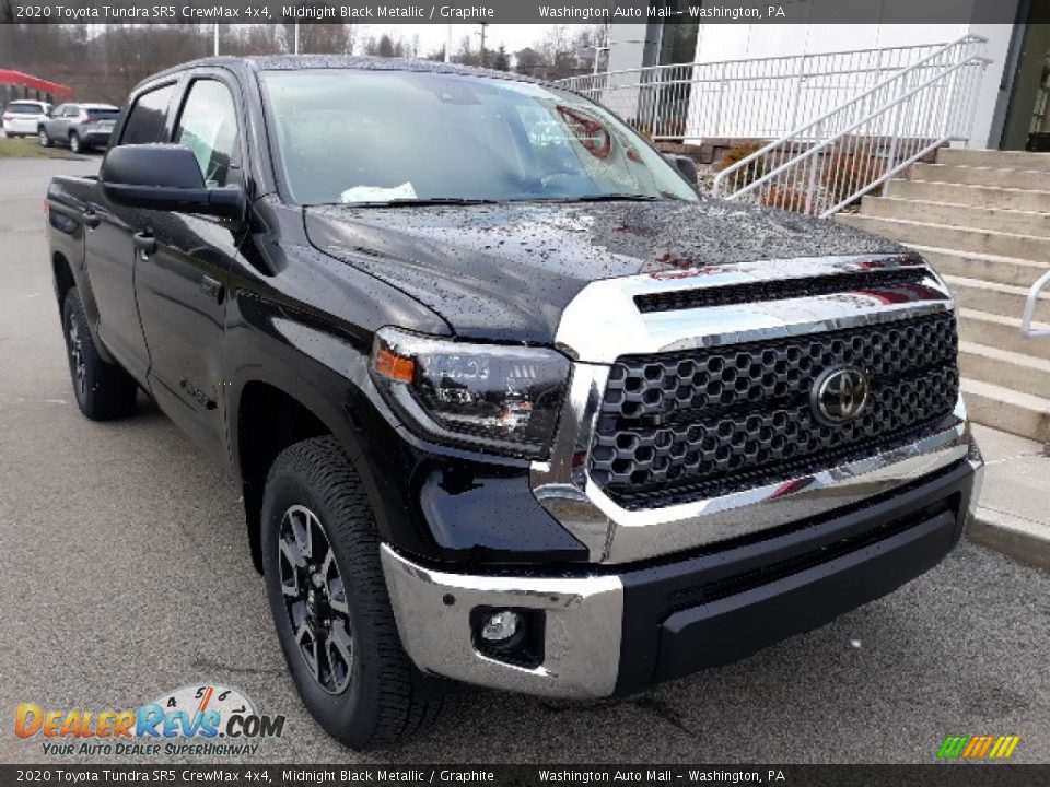 2020 Toyota Tundra SR5 CrewMax 4x4 Midnight Black Metallic / Graphite Photo #1