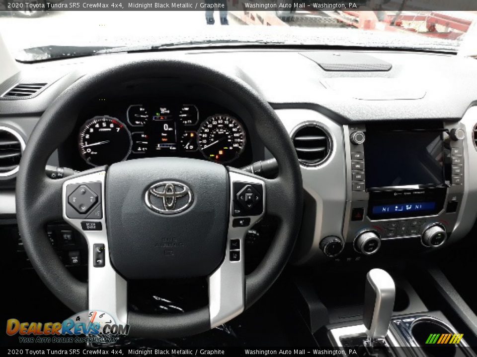 2020 Toyota Tundra SR5 CrewMax 4x4 Midnight Black Metallic / Graphite Photo #3