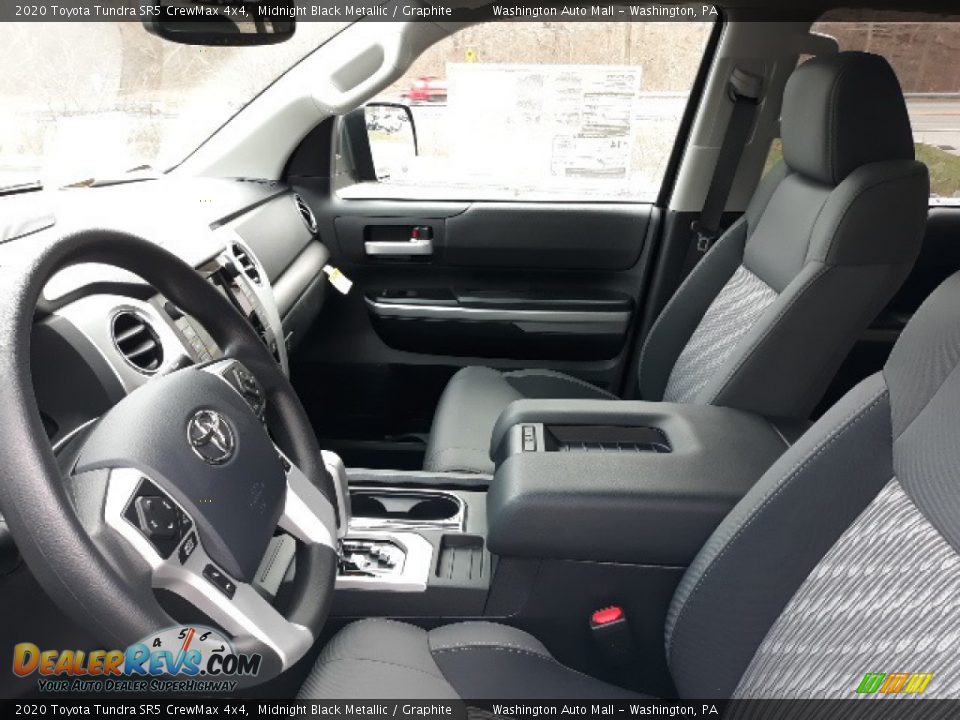 2020 Toyota Tundra SR5 CrewMax 4x4 Midnight Black Metallic / Graphite Photo #4
